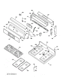 02 - Cooktop parts for Ge Range JGBP80MEV4BC from AppliancePartsPros.com