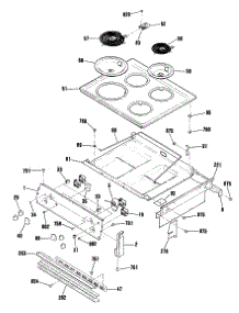 03 - Section3 parts for Ge Range JMS08GT1AD from AppliancePartsPros.com