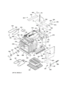 02 - Body Parts parts for Ge Range JMS08BW1AD from AppliancePartsPros.com