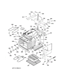 02 - Body Parts parts for Ge Range JMS08BW2WH from AppliancePartsPros.com