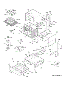 03 - Body Parts parts for Ge Range JSP47WF2WW from AppliancePartsPros.com