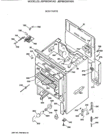 02 - Body Parts parts for Ge Range JBP66GW1AD from AppliancePartsPros.com