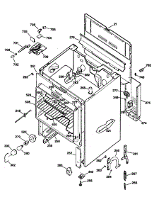 02 - Section2 parts for Ge Range JBP48GS2 from AppliancePartsPros.com