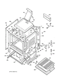 03 - Body Parts parts for Ge Range LGB128PEB6WW from AppliancePartsPros.com
