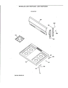 02 - Cooktop parts for Ge Range LGB116GPV2AD from AppliancePartsPros.com