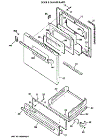 04 - Door & Drawer Parts parts for Ge Range JGBS07EV2WW from AppliancePartsPros.com