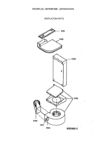 04 - Ventilation Parts parts for Ge Range JSP69BVBB from AppliancePartsPros.com
