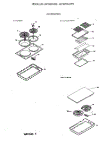 06 - Accessories parts for Ge Range JSP69BVBB from AppliancePartsPros.com