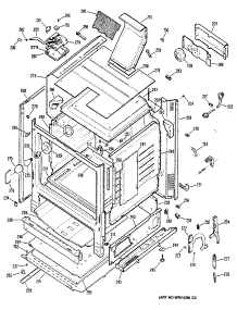 02 - Section2 parts for Ge Range JGBP29GEN3 from AppliancePartsPros.com