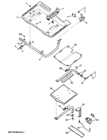 04 - Section4 parts for Ge Range JGBP29GEN3 from AppliancePartsPros.com