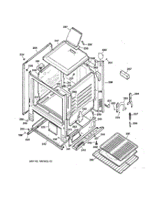 02 - Body Parts parts for Ge Range JGBS04PPA2WH from AppliancePartsPros.com