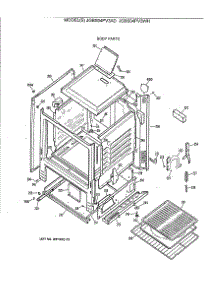 03 - Body Parts parts for Ge Range JGBS04PV3WH from AppliancePartsPros.com