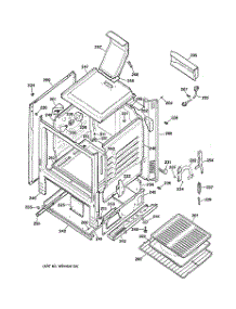 03 - Body Parts parts for Ge Range JGBS22BEA3AD from AppliancePartsPros.com