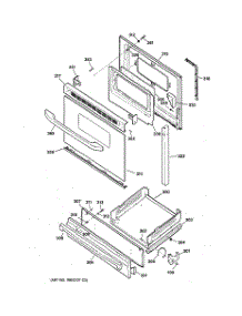 04 - Door & Drawer Parts parts for Ge Range JGBS22BEA3CT from AppliancePartsPros.com