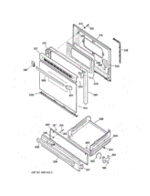 04 - Door & Drawer Parts parts for Ge Range JGBS22BEA2AD from AppliancePartsPros.com