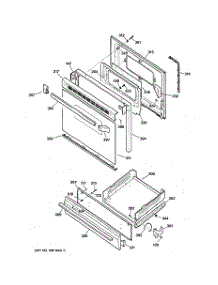 04 - Door & Drawer Parts parts for Ge Range JGSS05BEW2BB from AppliancePartsPros.com