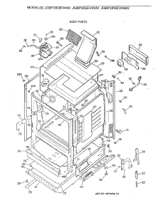 03 - Body Parts parts for Ge Range JGBP26WEV4WW from AppliancePartsPros.com