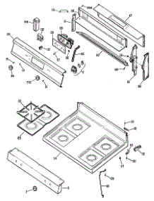 02 - Section2 parts for Ge Range JGBP24GEN7 from AppliancePartsPros.com