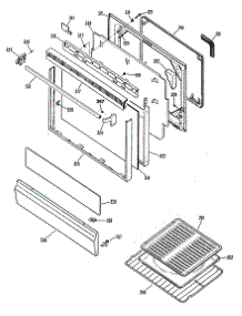 04 - Section4 parts for Ge Range JGBP24GEN7 from AppliancePartsPros.com