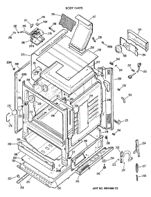 03 - Body Parts parts for Ge Range JGBP26WEV3WW from AppliancePartsPros.com