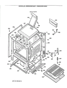 03 - Body Parts parts for Ge Range JGBS22GEV4WH from AppliancePartsPros.com