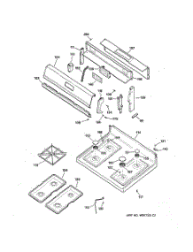 02 - Cooktop parts for Ge Range JGBS23DEW2WH from AppliancePartsPros.com
