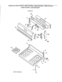 02 - Cooktop parts for Ge Range JGBS17EV4AD from AppliancePartsPros.com
