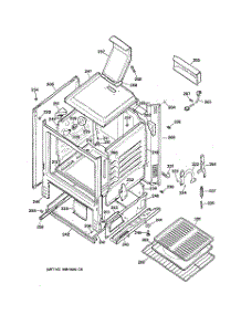03 - Body Parts parts for Ge Range JGBS23BEW1WH from AppliancePartsPros.com