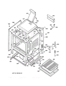 03 - Body Parts parts for Ge Range JGBS22BEW2WH from AppliancePartsPros.com