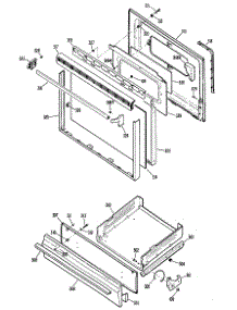 03 - Section3 parts for Ge Range JGBS17GER1 from AppliancePartsPros.com