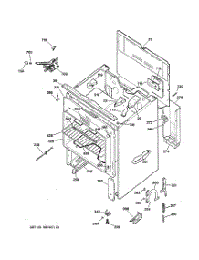 02 - Body Parts parts for Ge Range JBP60BY4WH from AppliancePartsPros.com