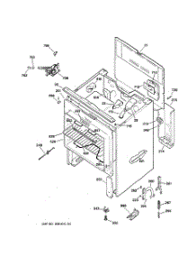 02 - Body Parts parts for Ge Range JBP60BY5WH from AppliancePartsPros.com