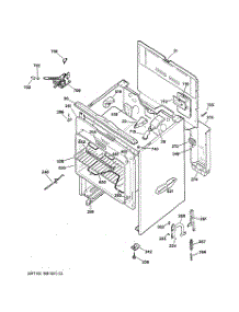02 - Body Parts parts for Ge Range JBP60BY3WH from AppliancePartsPros.com