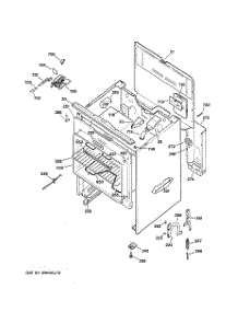 02 - Body Parts parts for Ge Range JBP60BY2WH from AppliancePartsPros.com