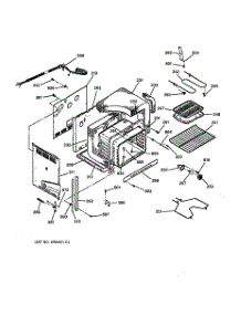 03 - Body Parts parts for Ge Range JDP36BW1WH from AppliancePartsPros.com