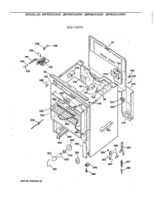 03 - Body Parts parts for Ge Range JBP65GV2AD from AppliancePartsPros.com