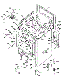 02 - Section2 parts for Ge Range JBP78GS2 from AppliancePartsPros.com