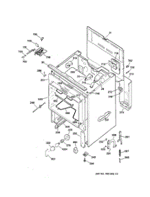 02 - Body Parts parts for Ge Range JBP78BY1 from AppliancePartsPros.com