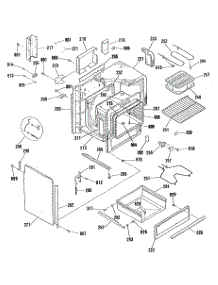 03 - Section3 parts for Ge Range JSS16P3AD from AppliancePartsPros.com