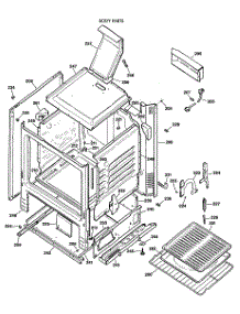 03 - Body Parts parts for Ge Range JGBS21EV3WH from AppliancePartsPros.com