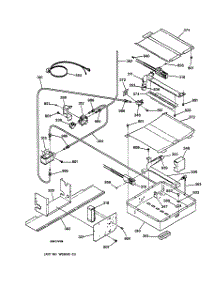 06 - Oven Burner parts for Ge Range JGSP44WEY6WW from AppliancePartsPros.com