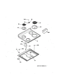 02 - Cooktop parts for Ge Range LEB116GT1AD from AppliancePartsPros.com