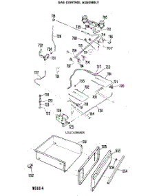 03 - Gas Control Assembly parts for Ge Range JGHP66GEN4 from AppliancePartsPros.com