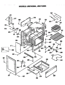 Oven parts for Ge Range JB571GM5BK from AppliancePartsPros.com