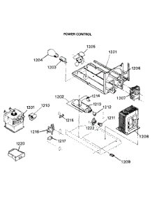 07 - Power Control parts for Ge Range JGHP66GEN5 from AppliancePartsPros.com