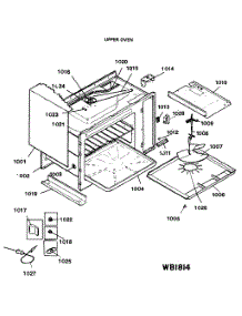 08 - Upper Oven parts for Ge Range JGHP66GEN5 from AppliancePartsPros.com