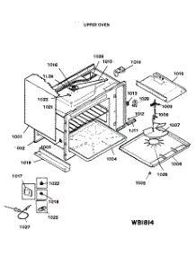 06 - Upper Oven parts for Ge Range JGHC60GEN6 from AppliancePartsPros.com