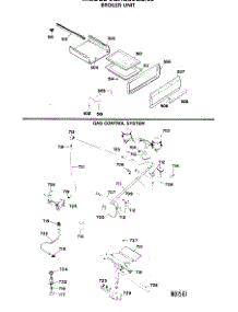 03 - Broiler Unit parts for Ge Range JGHC60GEN6 from AppliancePartsPros.com