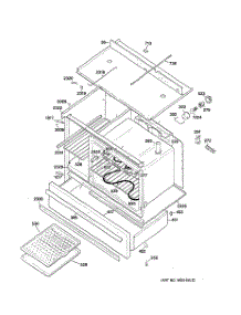 02 - Body Parts parts for Ge Range JCS57V2WH from AppliancePartsPros.com