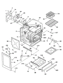 03 - Section3 parts for Ge Range 14888W0 from AppliancePartsPros.com